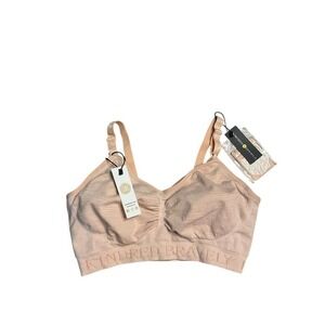 NWT Kindred Bravely Sublime Hands Free Pumping Bra PINK HEATHER Large Busty
